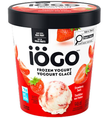 IOGO FRZ YOGURT STRWB SWIRL [946 ml]