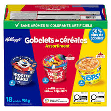 KELLOGGS VARIETY PACK CEREAL CUPS [954 g]