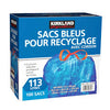 KIRKLAND BLUE RECYCLING BAGS [100 ea]