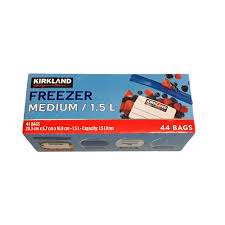 KIRKLAND MEDIUM FREZZER BAGS [44 ea]