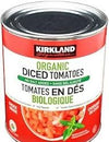 KIRKLAND ORGNIC DICED TOMATO [398 ml]