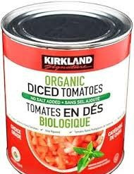 KIRKLAND ORGNIC DICED TOMATO [398 ml]