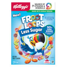 Kelloggs Less Sugar Froot Loops [250 g]