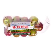 MCNTOSH BAGGED APPLES 3LB BAG [1 kg]