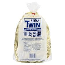 SUGAR TWIN PACKETS IND SWTNER [1000 ea]