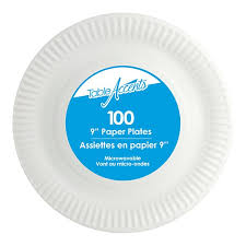 TABLE ACCENTS 9IN PAPER PLATES [100 ea]