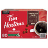 TIM HORTONS K-CUPS DARK ROAST [80 EA]