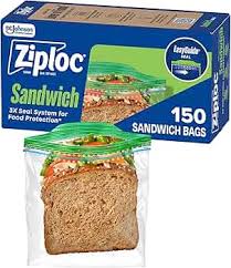 ZIPLOC SANDWICH BAGS 150`S [150 un]