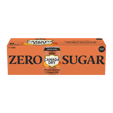 Zero Sugar Peach Mango Gingerale [355 ml]