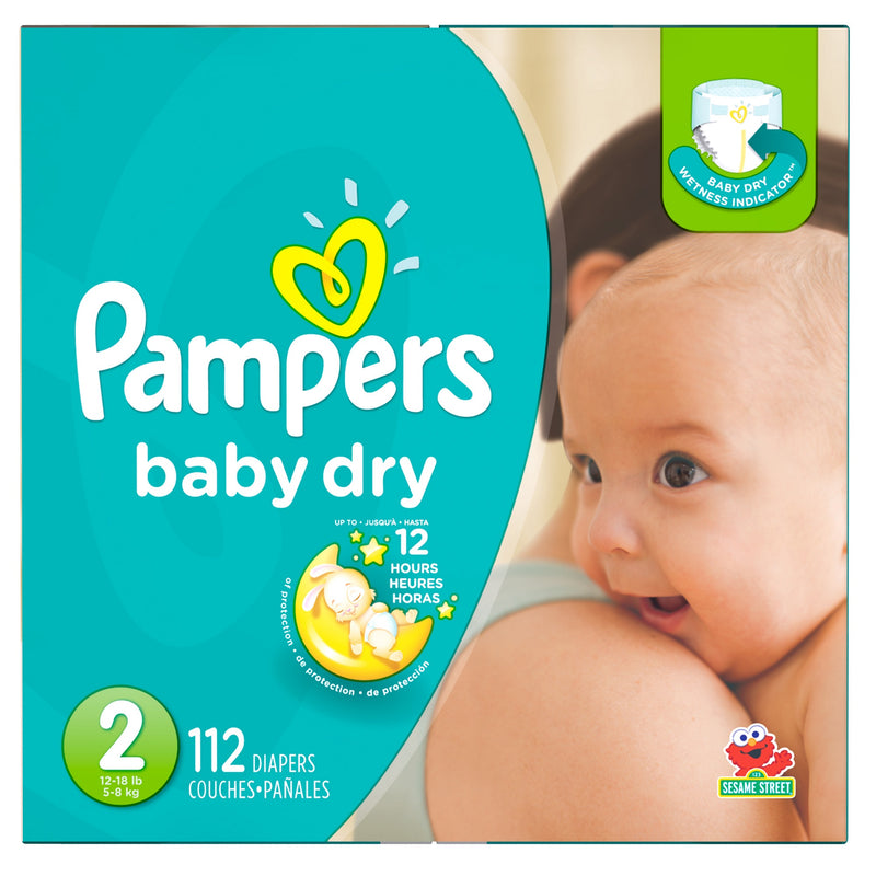 Pampers Baby Dry Diapers Size 2