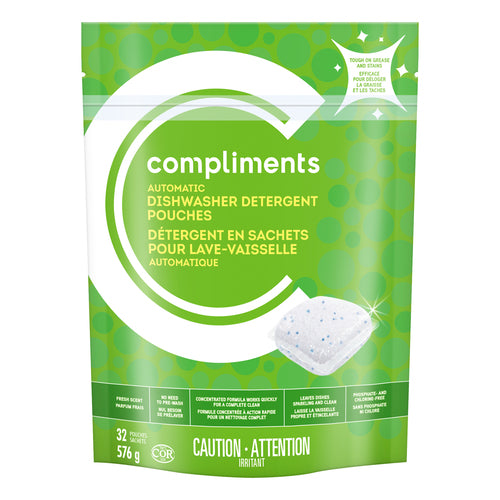 COMP AUTOMATIC DISHWSH POUCHES [32 ea]