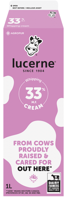LUCERNE 33% WHIPPING CREAM [1 l]