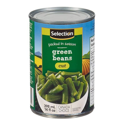 SELECT VEG CUT GREEN BEANS [398 ml]