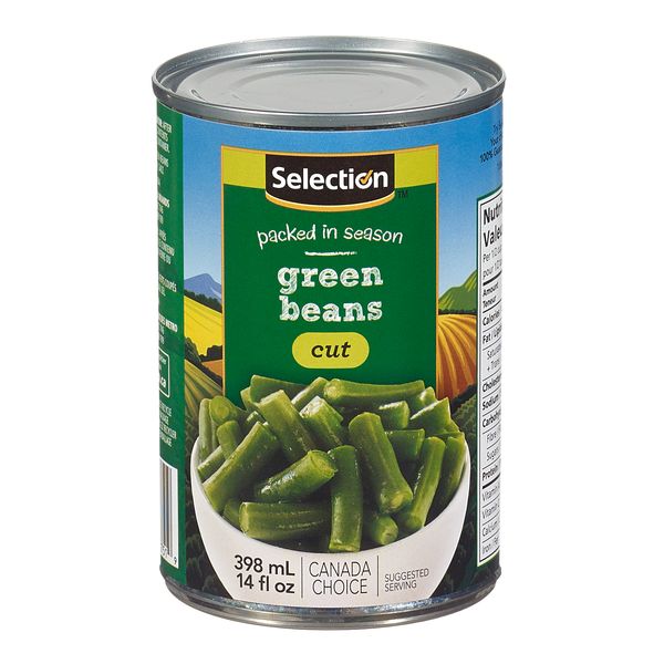 SELECT VEG CUT GREEN BEANS [398 ml]