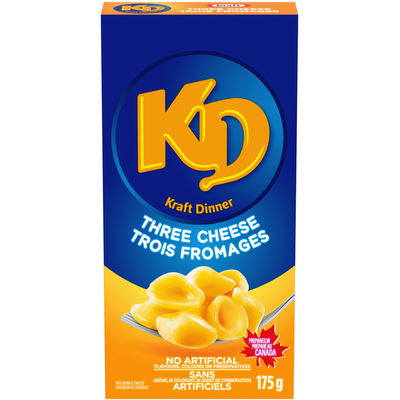 KRAFT DINNER 3 CHEESE CHEDDAR [175 g]