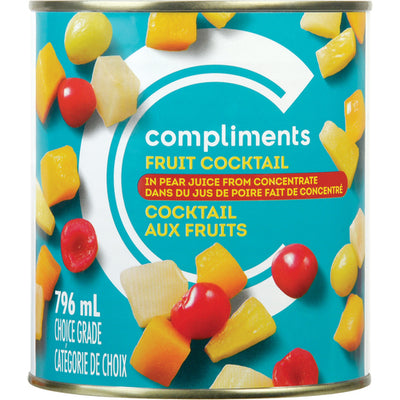 COMPLIMENTS FRUIT COCK PEAR JC [796 ml]