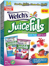 WELCH`S JUICEFULS FRUIT SNACKS [850 g]