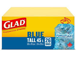 GLAD BLUE BAGS TALL FRCEFLEX [26 EA]