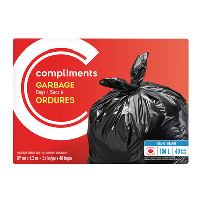 COMP GARBAGE BAGS GIANT 40`S [40 ea]