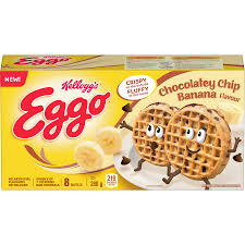 KELLOGG WAFFLES CHOC BANANA [280 g]