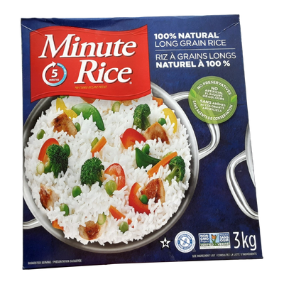 JUMBO MINUTE RICE 3 KG [3 kg]