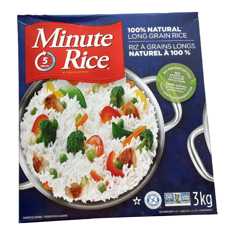 JUMBO MINUTE RICE 3 KG [3 kg]