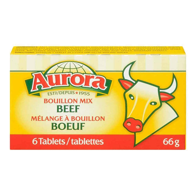 AURORA BEEF BOULLION CUBES [66 g]