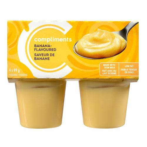 COMPLIMENTS BANANA PUDDING CUP [99 g]