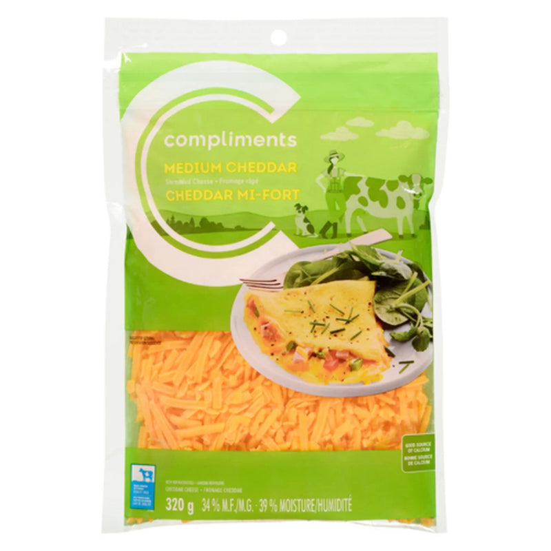 COMP SHREDDED MEDIUM CHEESE [320 g]