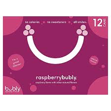 BUBLY SPARKLING WATER RSPBERRY [12 EA]