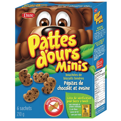 DARE BEAR PAWS MINIS OTML CHOC [168 g]