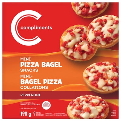COMP PIZZA BAGEL SNACK PEPP [198 g]