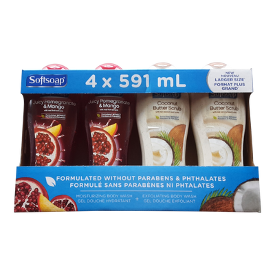 SOFT SOAP BODY WASH 4/591MLS [591 ml]