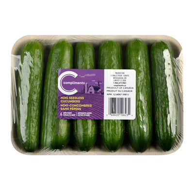 COMPLIMENTS MINI CUCCUMBERS [6 EA]