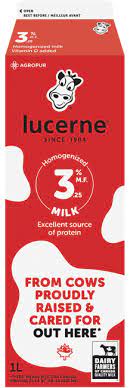 LUCERNE 3.25% HOMOGENIZED 1L [1 l]
