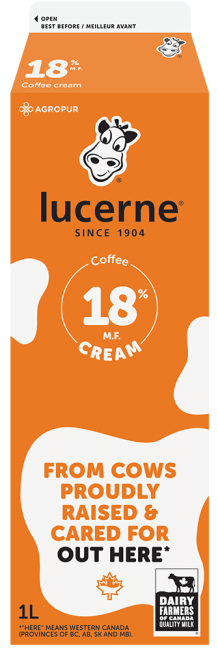 LUCERNE 18% COFFEE CREAM 1L [1 l]