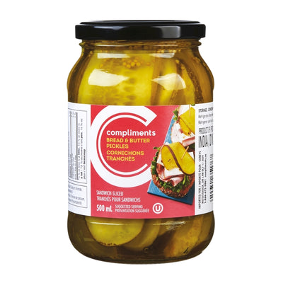 COMPLIMENTS BREAD & BUTTER STA [500 ml]