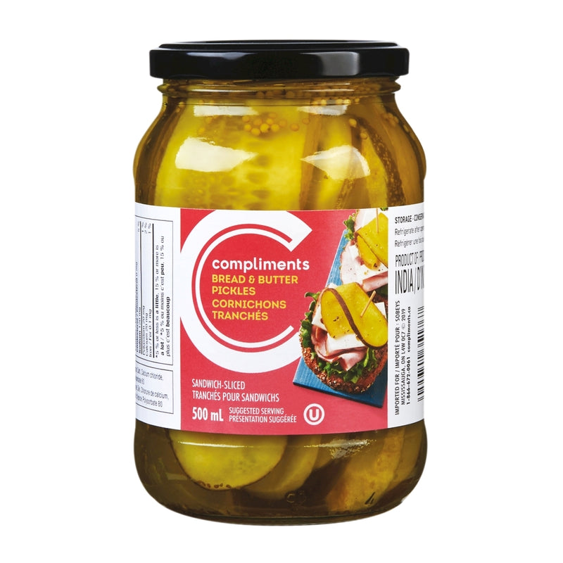 COMPLIMENTS BREAD & BUTTER STA [500 ml]
