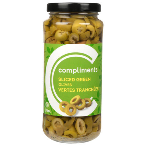 COMP OLIVES GREEN SLICED [375 ml]