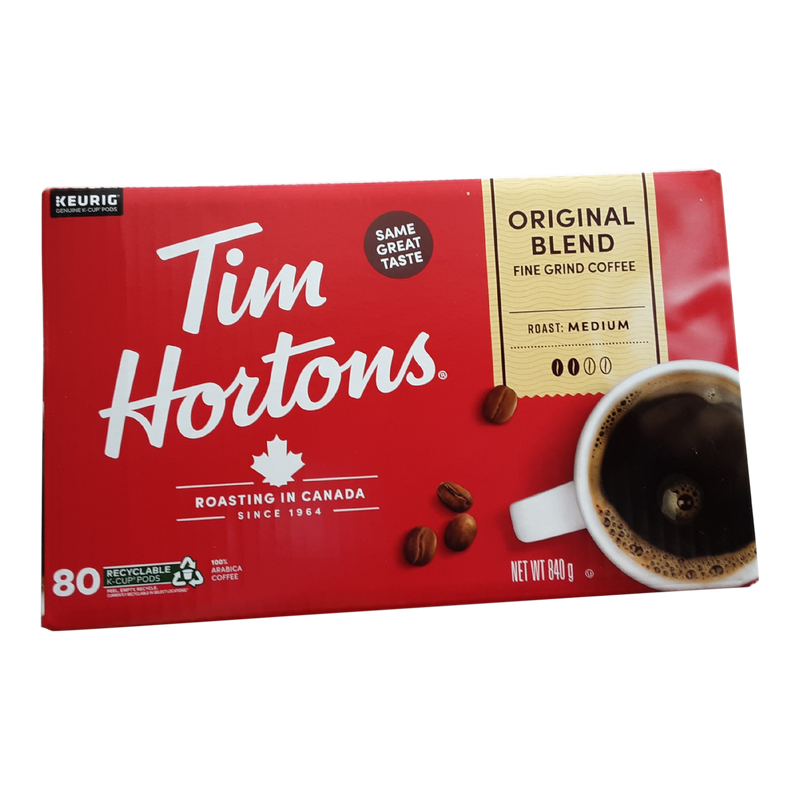 TIM HORTONS K-CUPS COFFEE PODS [80 EA]
