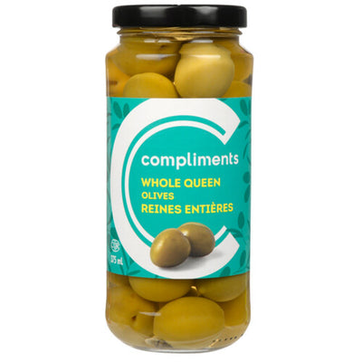 COMP WHOLE QUEEN OLIVES [375 ml]
