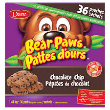 CHOCOLATE CHIP BEAR PAWS 1.44K [1.44 kg]