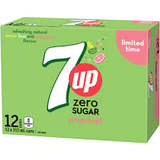 7-UP ZERO SUGAR GRAPEFRUIT 12x [12 EA]