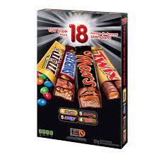 EFFIM ASST CHOCOLATE BARS 18 [916 g]
