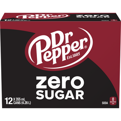DR. PEPPER ZERO 12 PACK [12 EA]