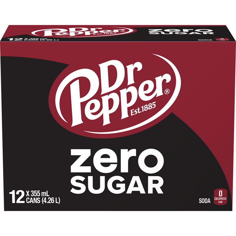 DR. PEPPER ZERO 12 PACK [12 EA]