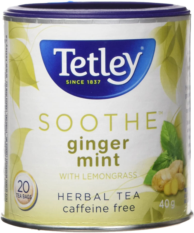 TETLEY GINGER WITH MINT HERBAL [20 pcs]