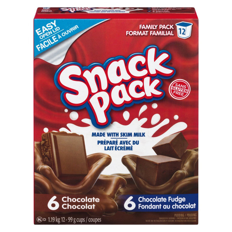 SNACK PACK PUDDING 12S CHOCOL [12 EA]