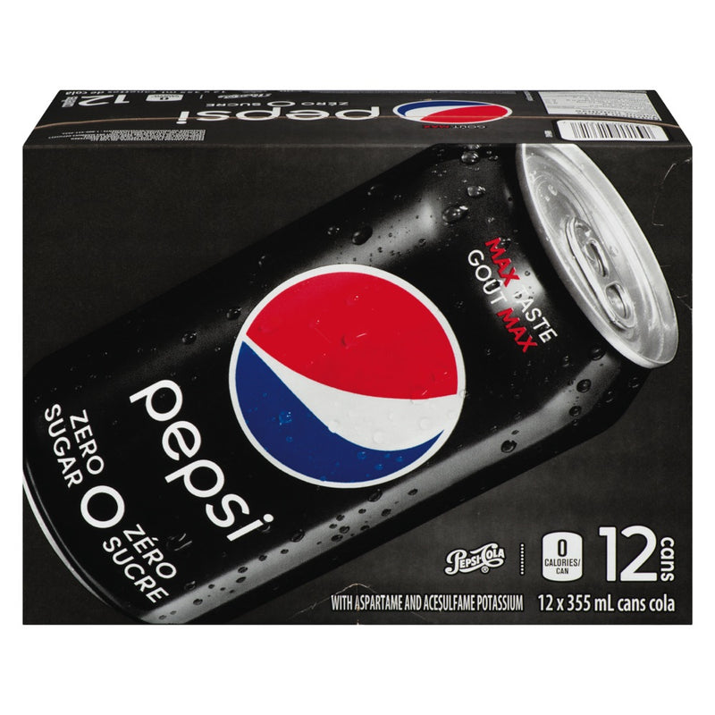 PEPSI ZERO SUGAR 12x355ml + de