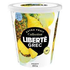 LIBERTE GREEK PINEAPPLE YOGURT [650 g]